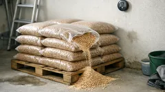 Holzpellets richtig lagern: so schützt du sie vor Feuchtigkeit und Zerbröseln