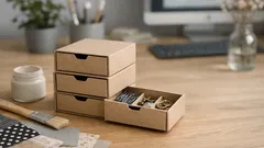 Streichholzschachteln upcyclen: so baust du einen schicken Mini-Organizer für Kleinteile