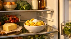 Zitronenschalen im Kühlschrank: einfacher Trick gegen schlechten Geruch